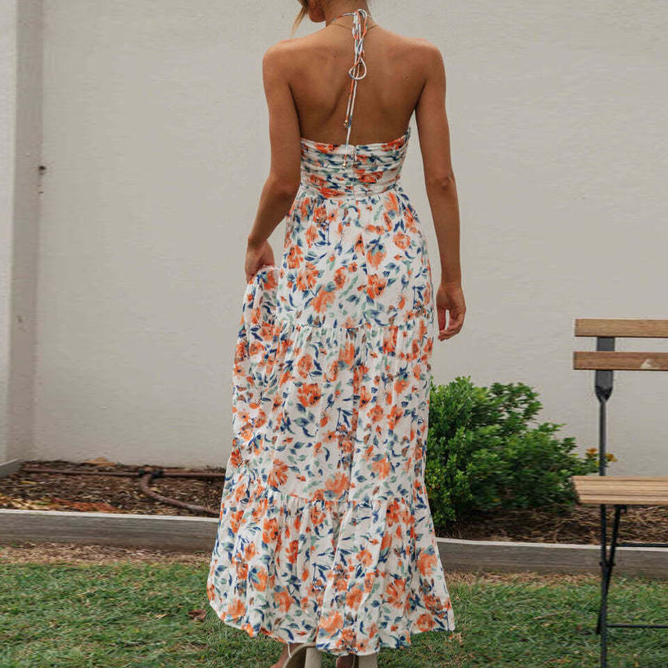 Cecille - Robe maxi à motif floral
