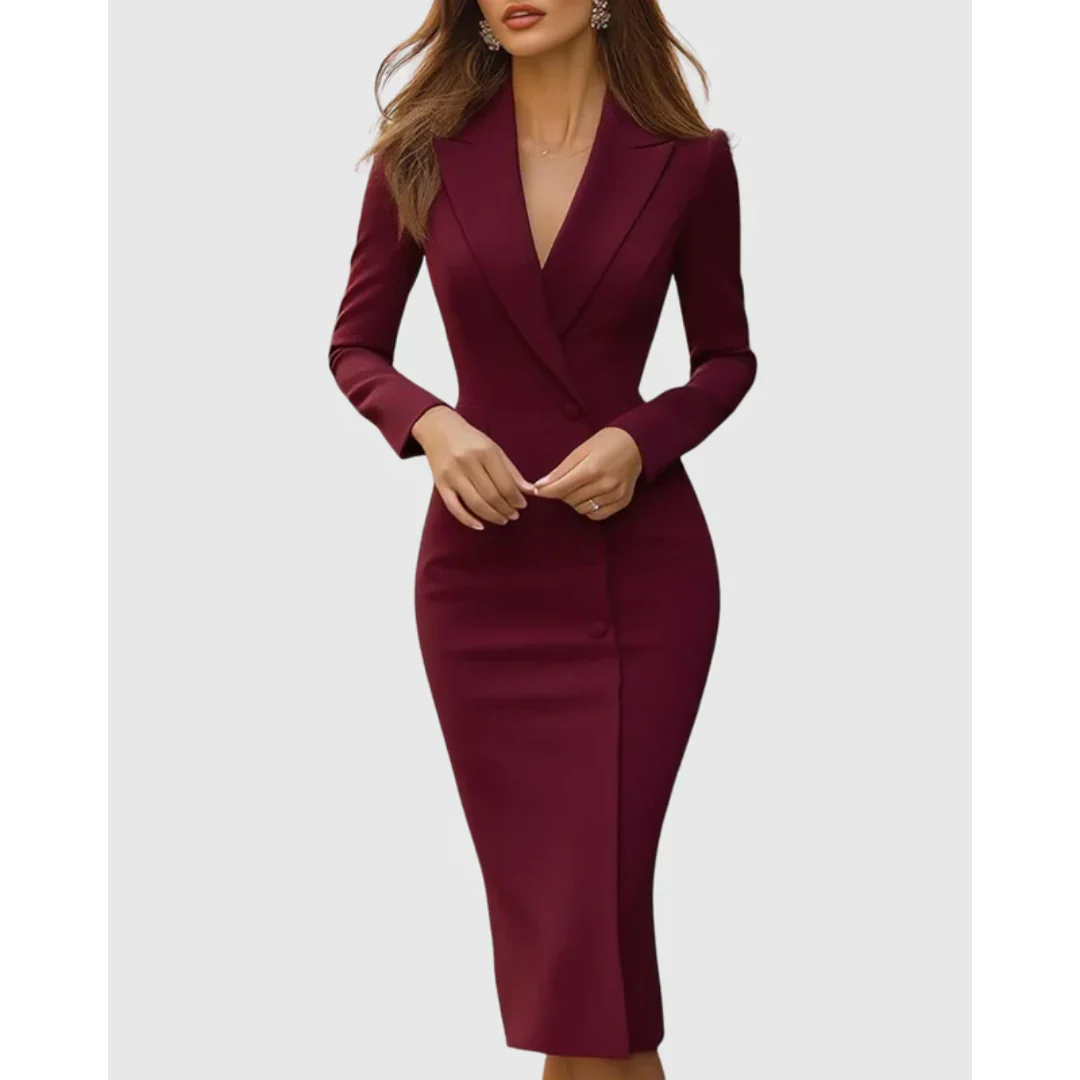 Sabine | Robe de Soirée Midi Femme pour l'Été