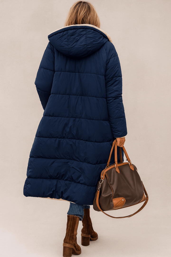 Sophie | Manteau femme doux, luxueux et réversible