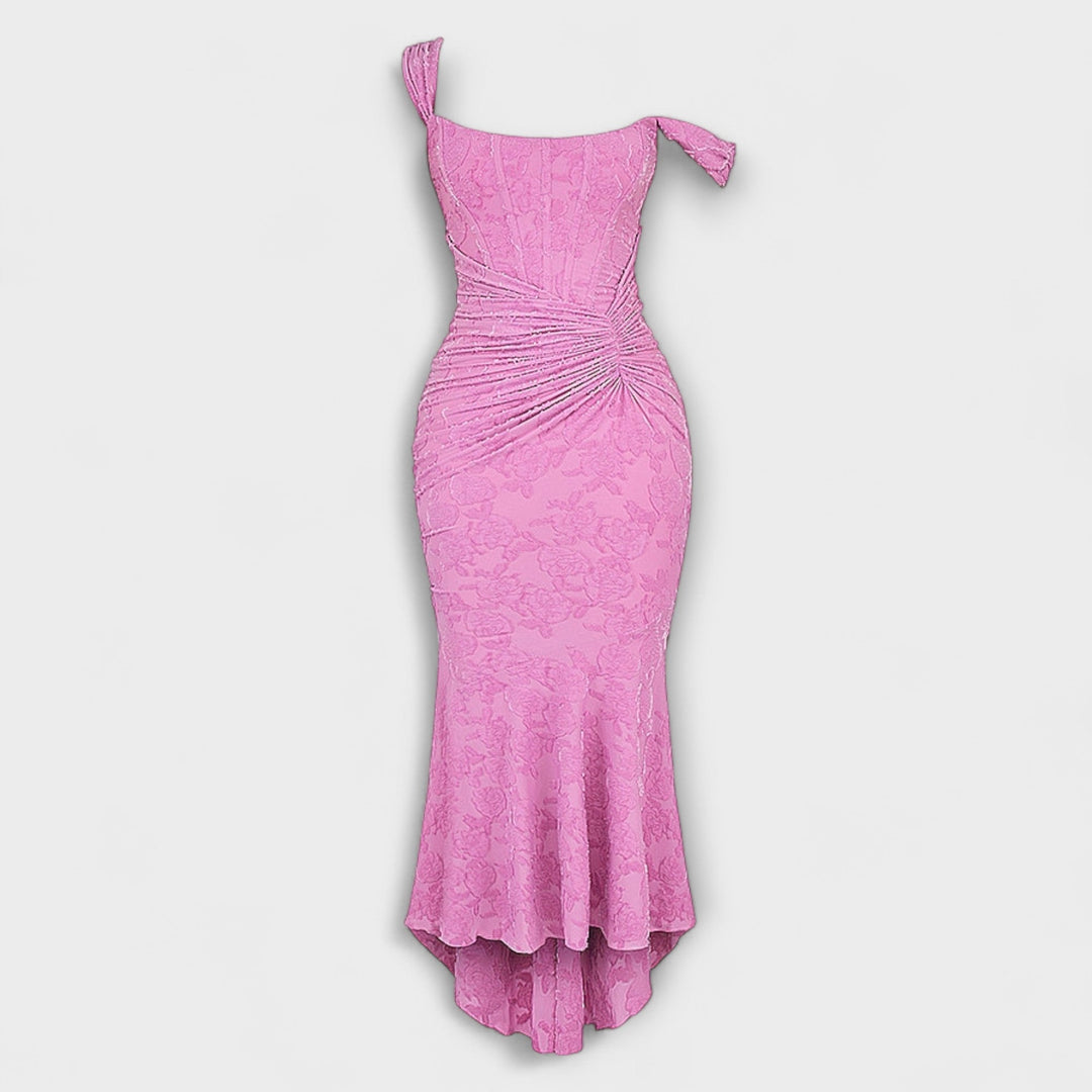 Renske - Robe maxi élégante avec corset artistique