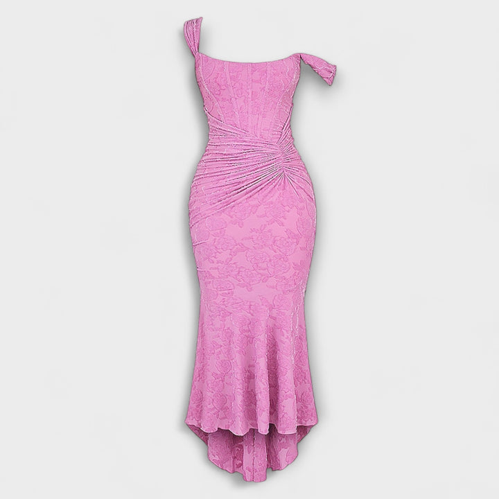 Renske - Robe maxi élégante avec corset artistique