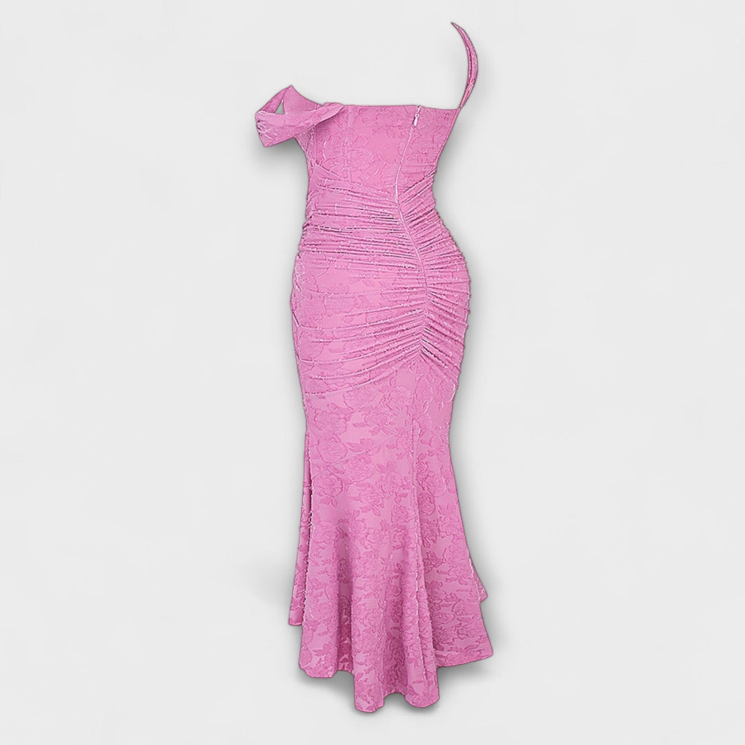 Renske - Robe maxi élégante avec corset artistique