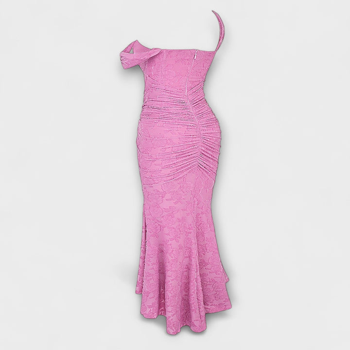 Renske - Robe maxi élégante avec corset artistique