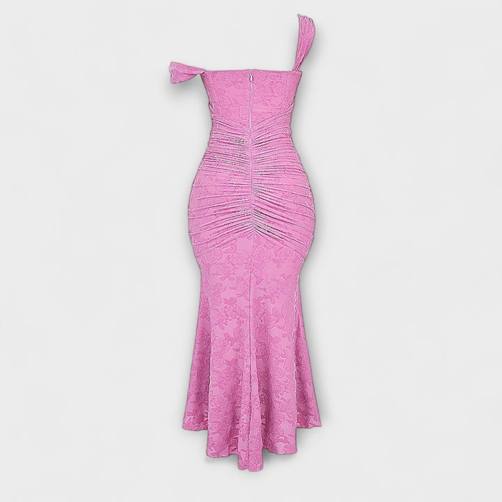 Renske - Robe maxi élégante avec corset artistique