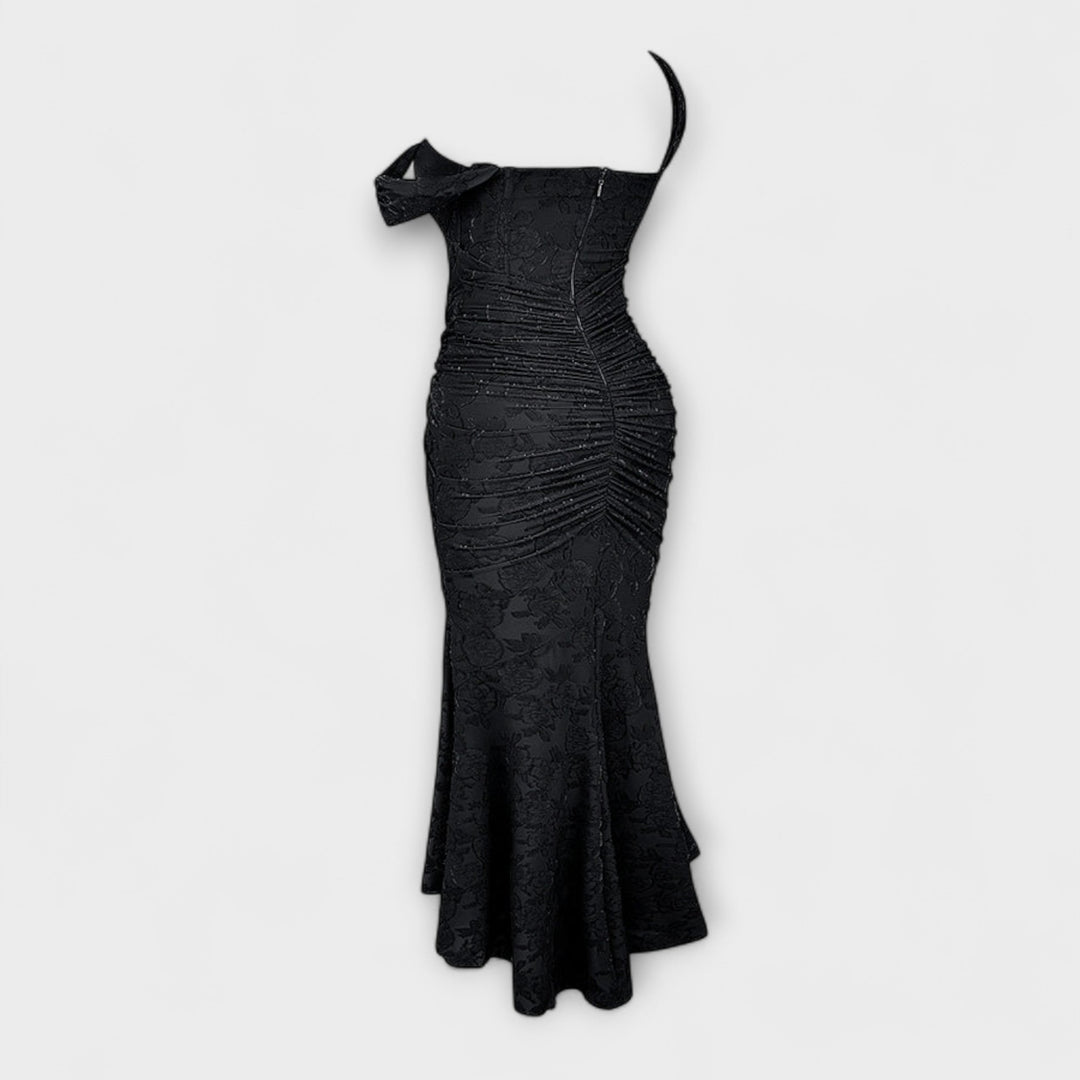 Renske - Robe maxi élégante avec corset artistique