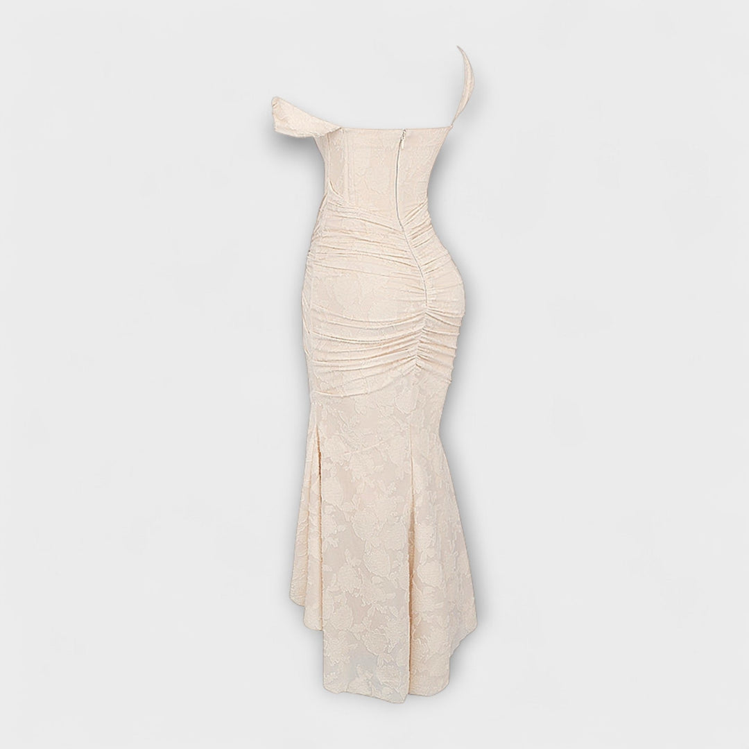 Renske - Robe maxi élégante avec corset artistique