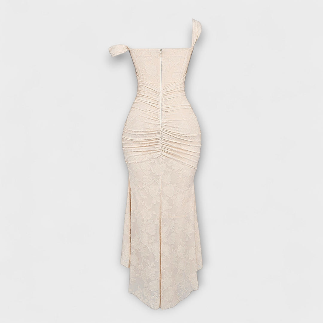 Renske - Robe maxi élégante avec corset artistique