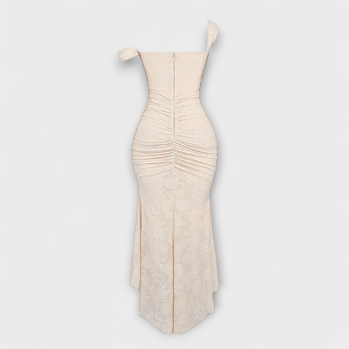 Renske - Robe maxi élégante avec corset artistique