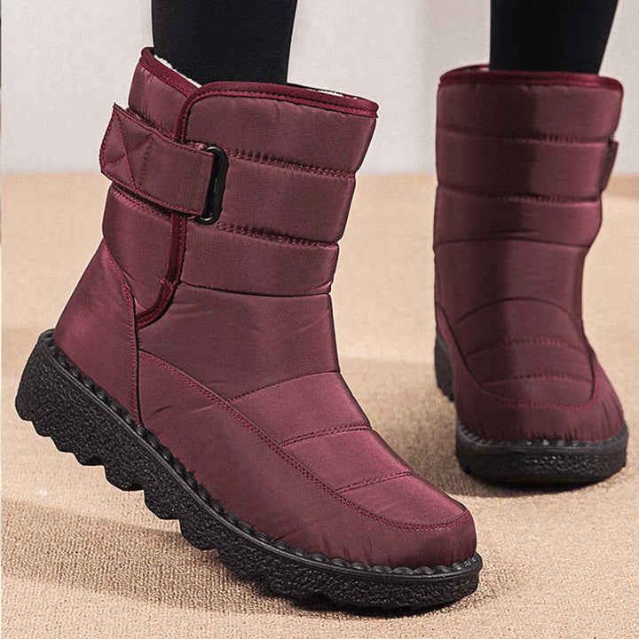 Bottes d'hiver imperméables luxueuses, confortables et tendance pour femmes