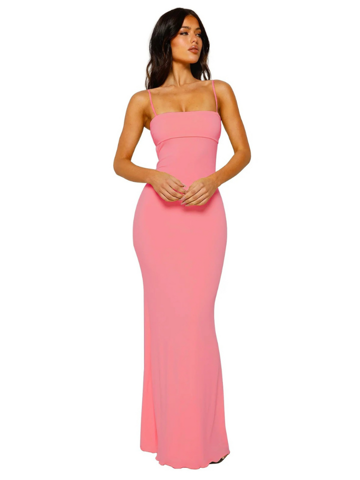 Robe d'été bodycon amincissante pour femmes | Maxi