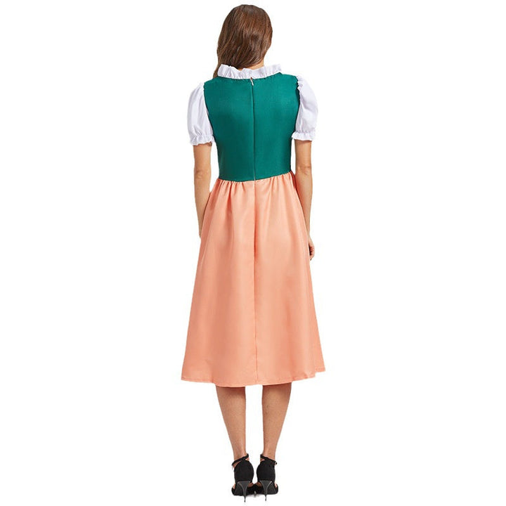Robe Dirndl Midi Allemande Traditionnelle pour Femmes