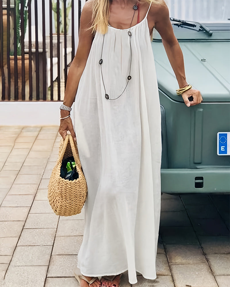 Sigrid | Robe Maxi à Bretelles pour Femmes