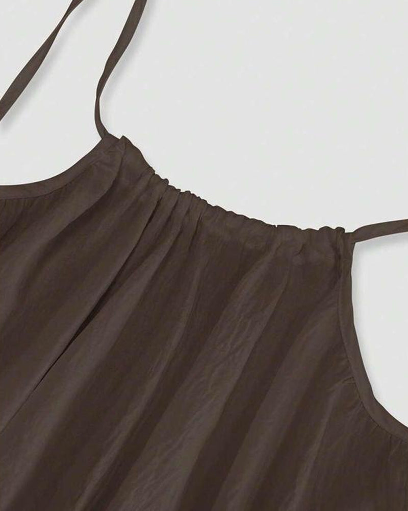 Sigrid | Robe Maxi à Bretelles pour Femmes