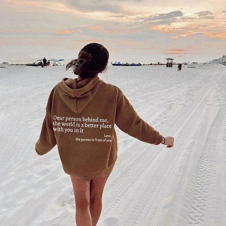 Silke | Hoodie Oversized Graphique pour Femmes