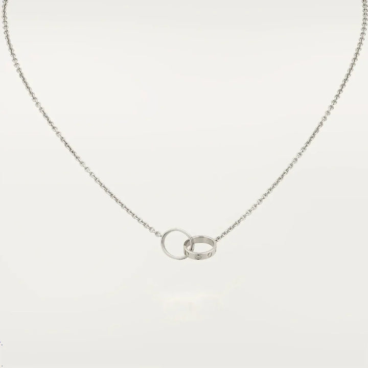 COLLIER EN BAGUE D'ÉTERNITÉ | ARGENT