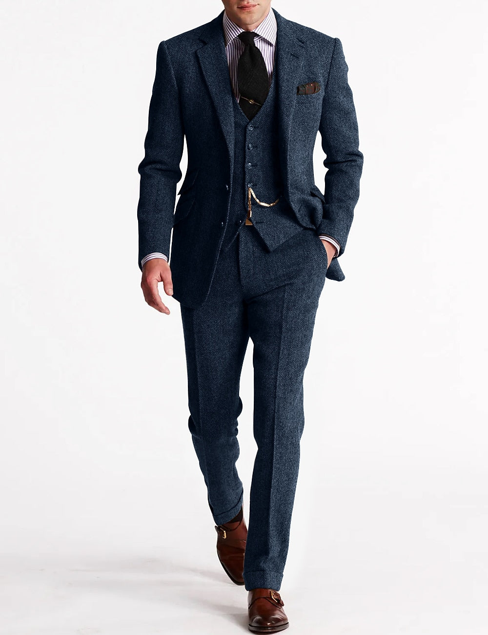 Costume Classique pour Homme Invité de Mariage | Trois Pièces