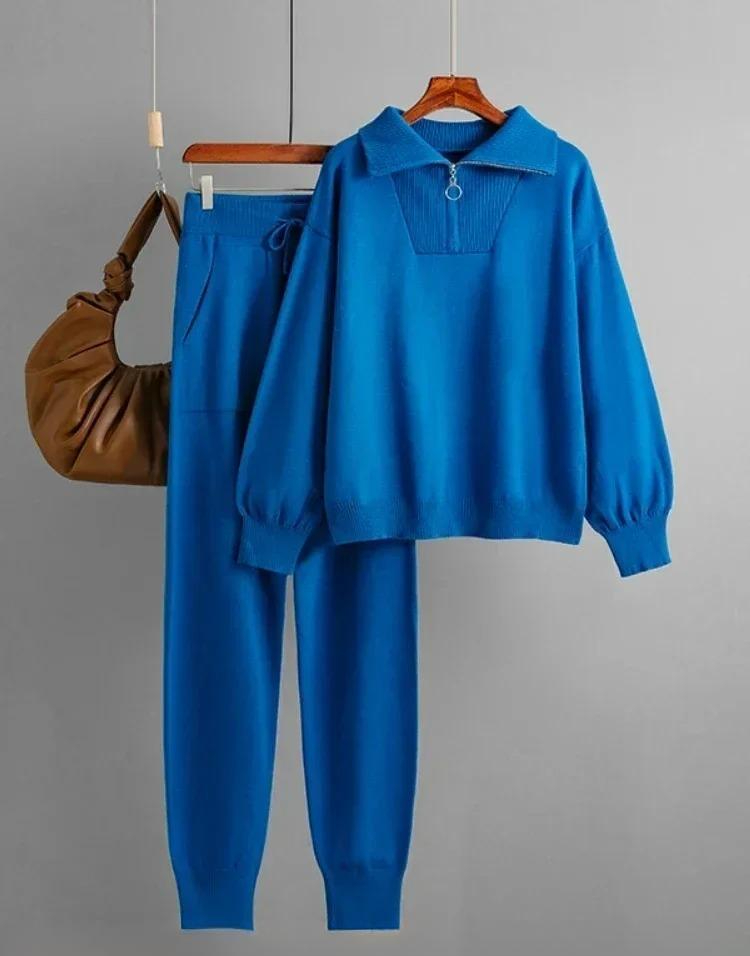 Ensemble de survêtement tricoté pour femmes