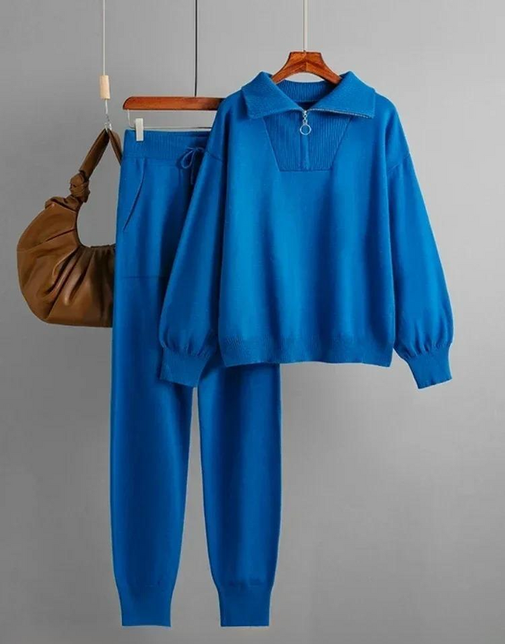 Ensemble de survêtement tricoté pour femmes