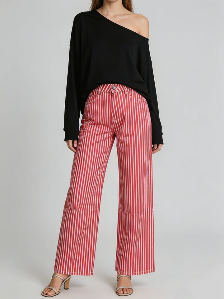 Solveig | Pantalon Palazzohose Taille Haute Large