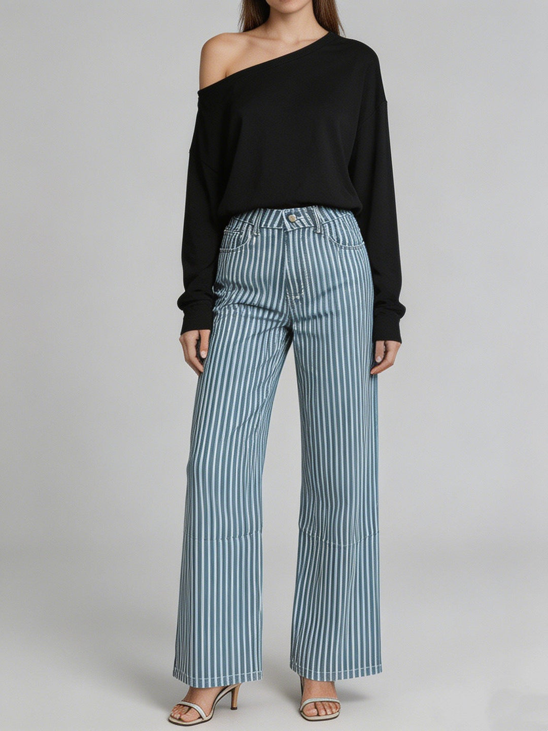 Solveig | Pantalon Palazzohose Taille Haute Large