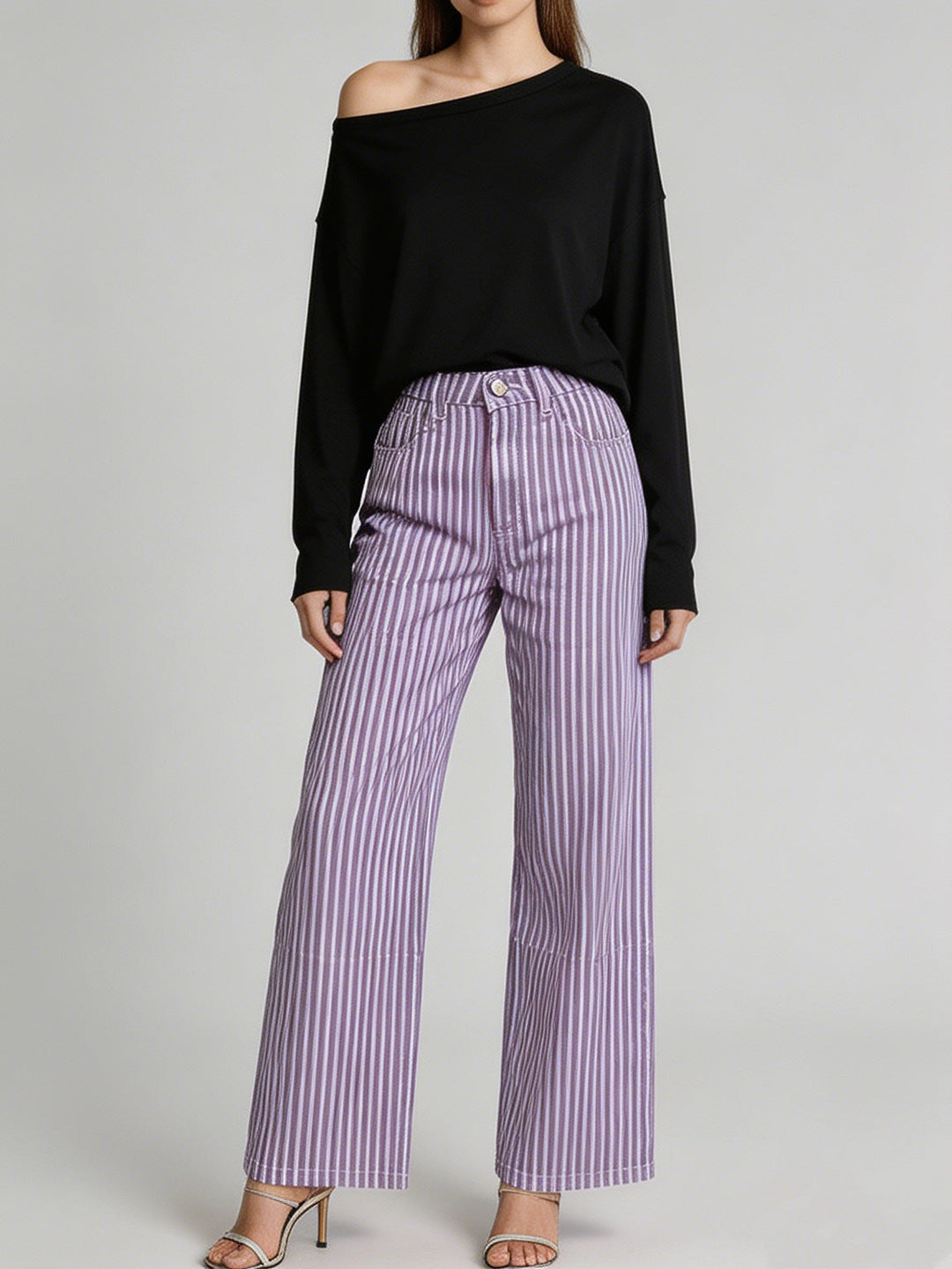 Solveig | Pantalon Palazzohose Taille Haute Large