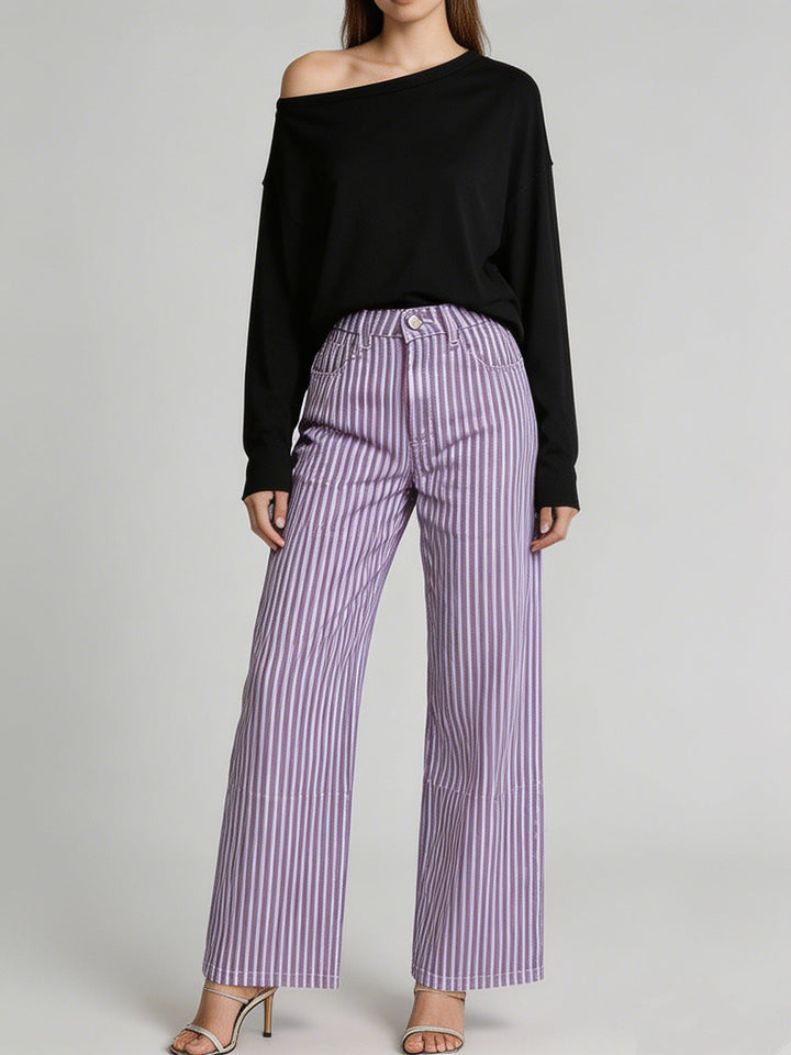 Solveig | Pantalon Palazzohose Taille Haute Large