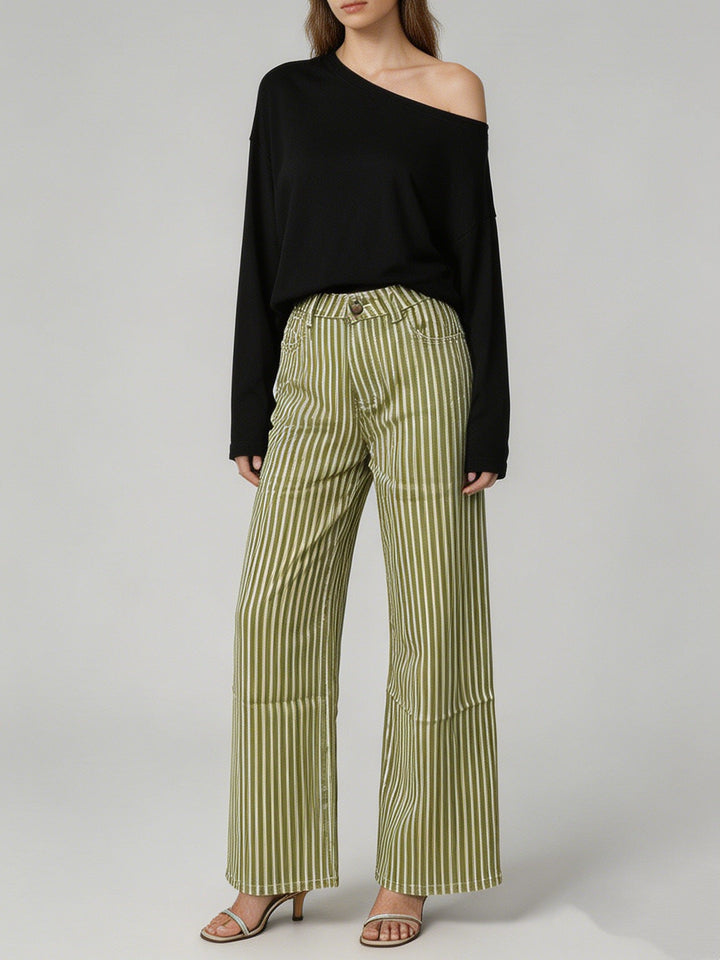 Solveig | Pantalon Palazzohose Taille Haute Large