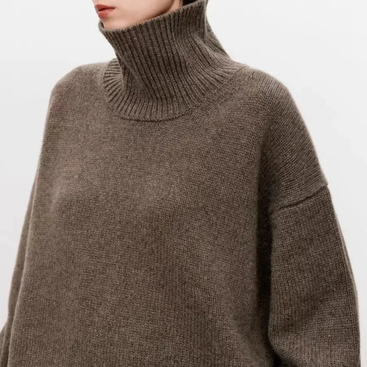 Sophie | Pull à col roulé oversized pour femmes