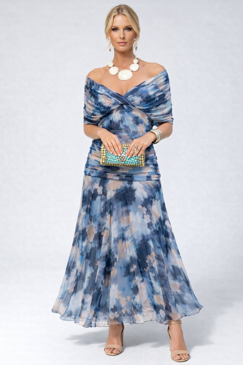 Sophie | Robe midi florale élégante et légère