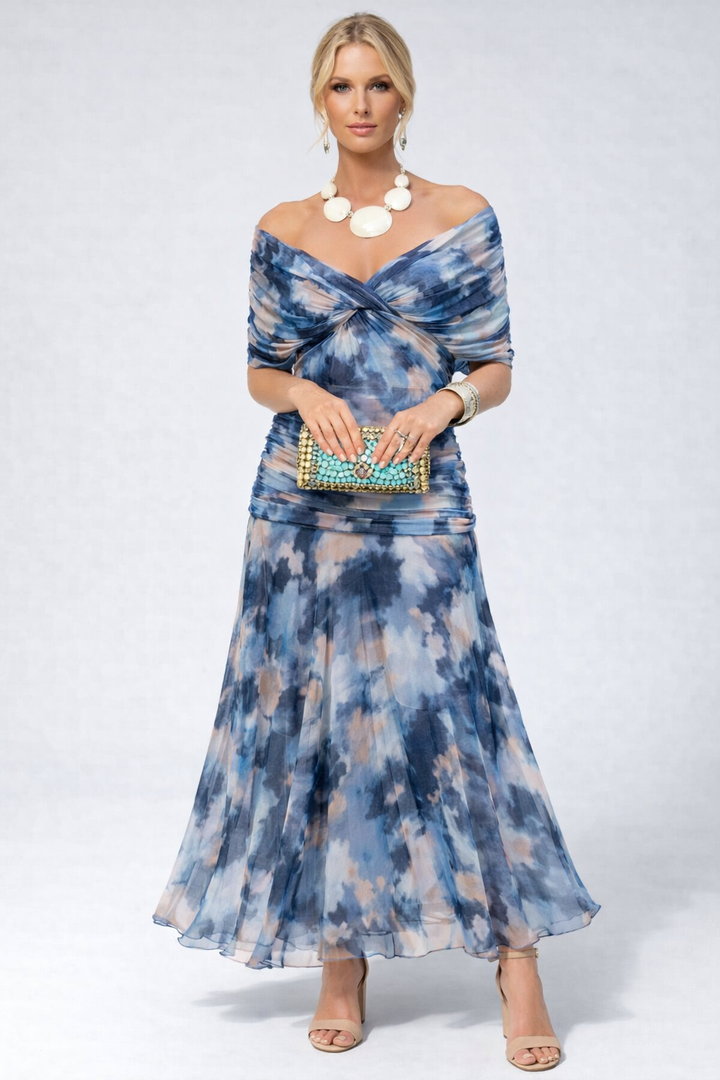 Sophie | Robe midi florale élégante et légère
