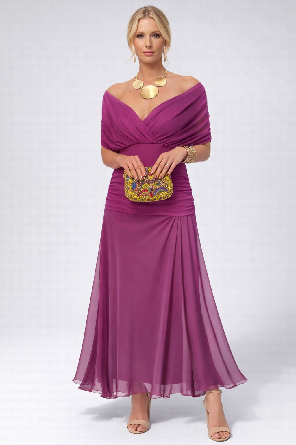 Sophie | Robe midi florale élégante et légère