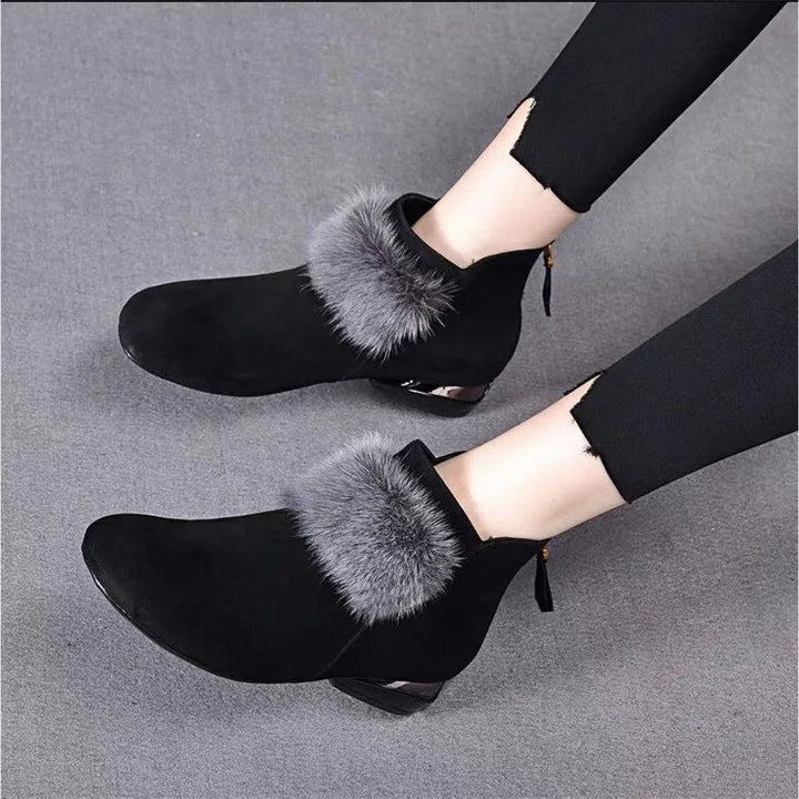 FrostFlare - Bottes en peluche d'hiver pour femmes