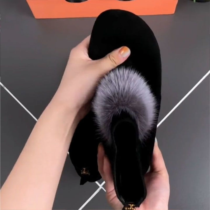 FrostFlare - Bottes en peluche d'hiver pour femmes
