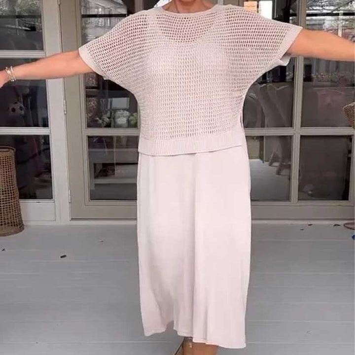 Lenore - Robe en tricot à deux pièces