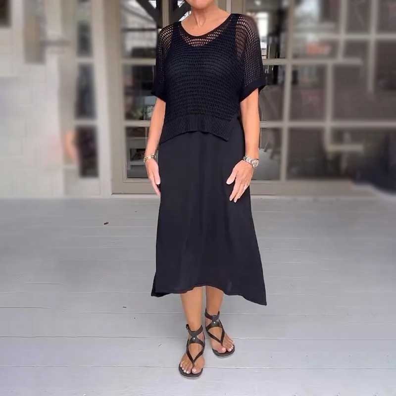 Lenore - Robe en tricot à deux pièces
