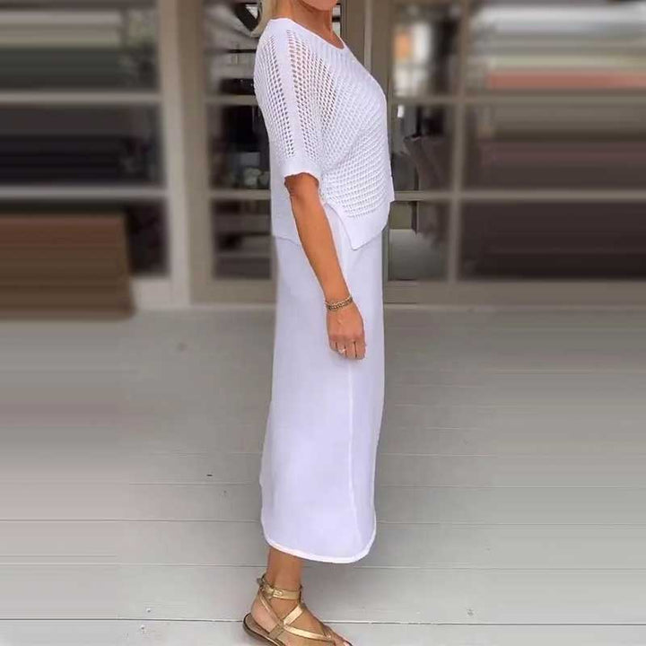 Lenore - Robe en tricot à deux pièces