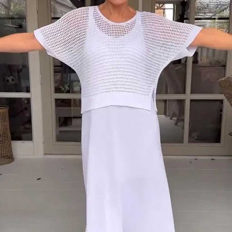 Lenore - Robe en tricot à deux pièces