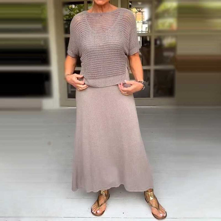 Lenore - Robe en tricot à deux pièces