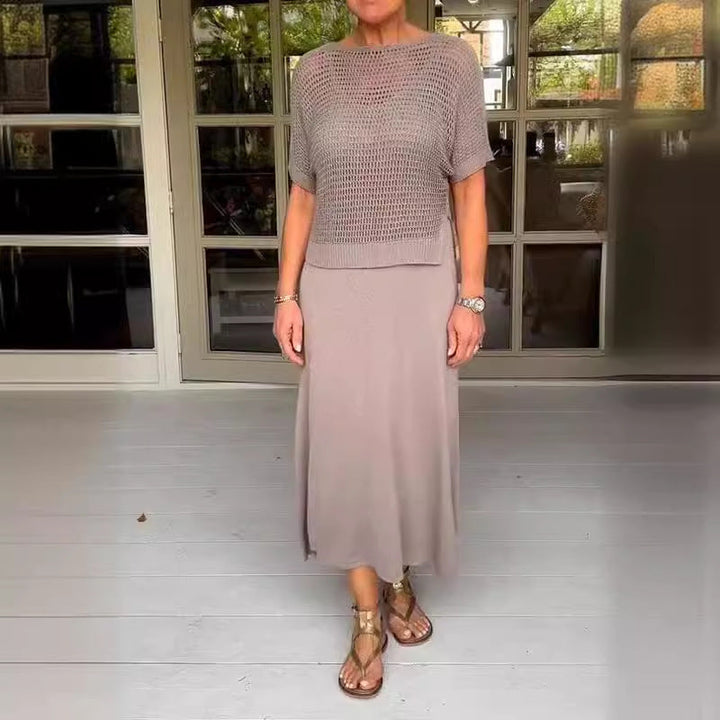 Lenore - Robe en tricot à deux pièces