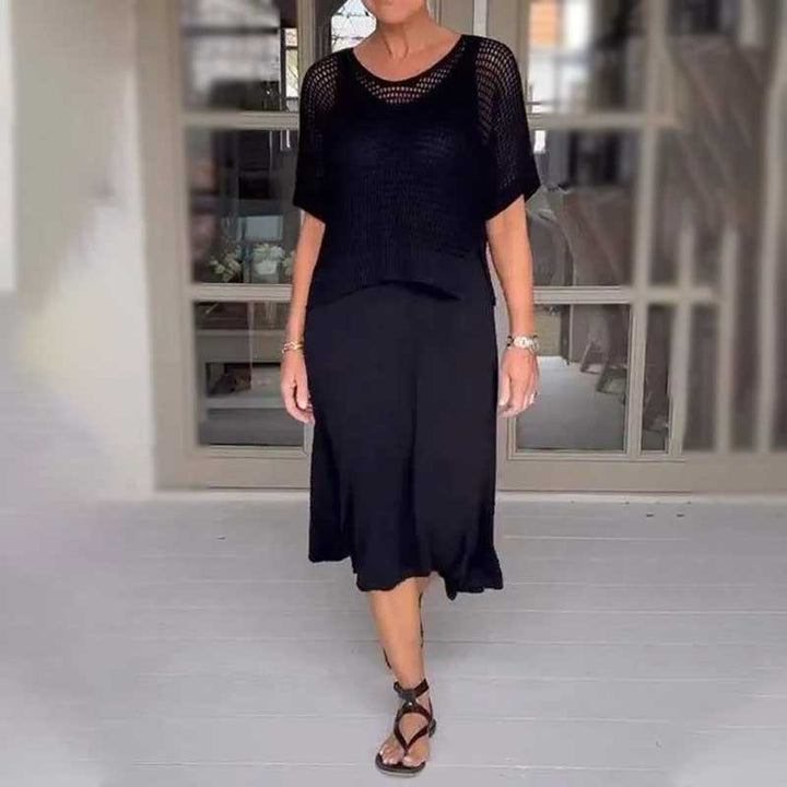 Lenore - Robe en tricot à deux pièces