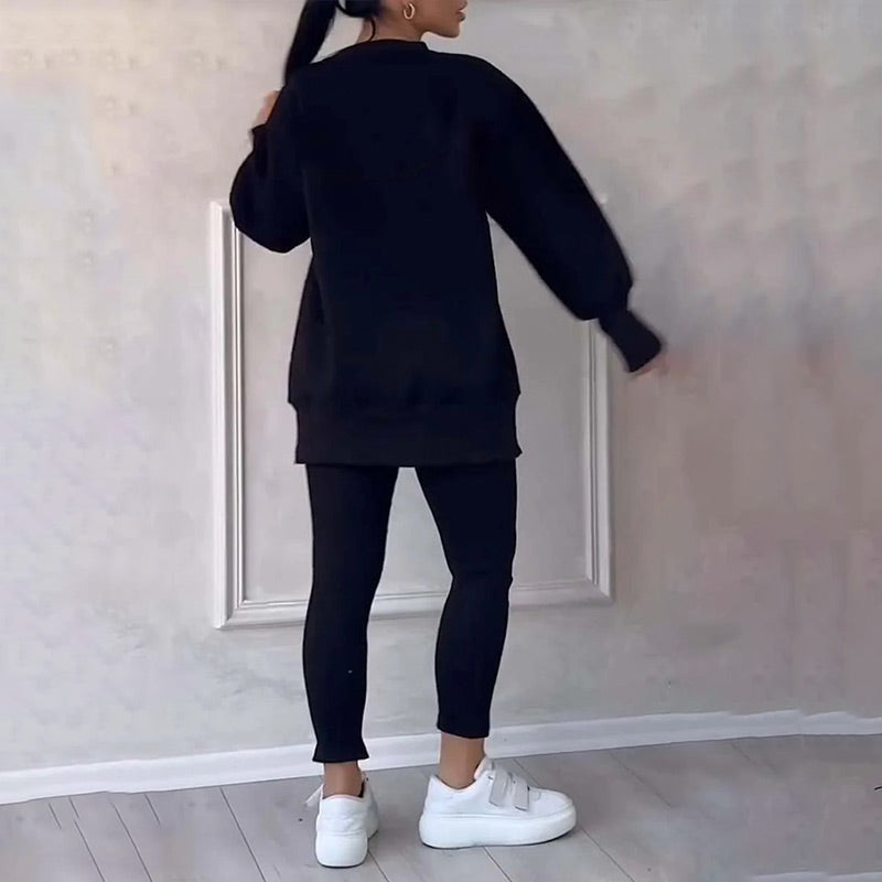 Elara | Ensemble Sweatshirt et Leggings pour Femmes