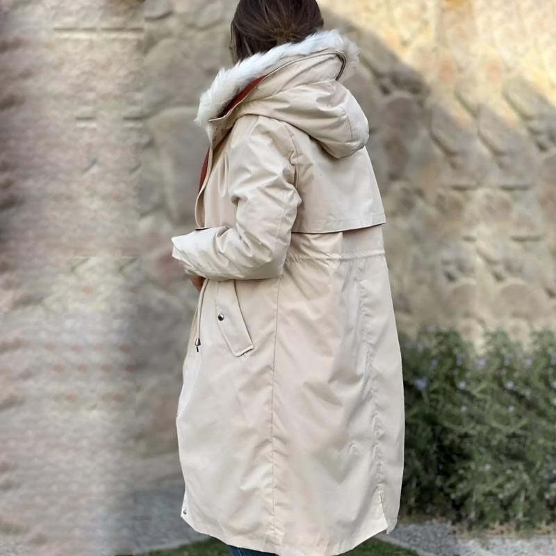 Frostra™ - Veste d'hiver pour femmes avec capuche et col doux