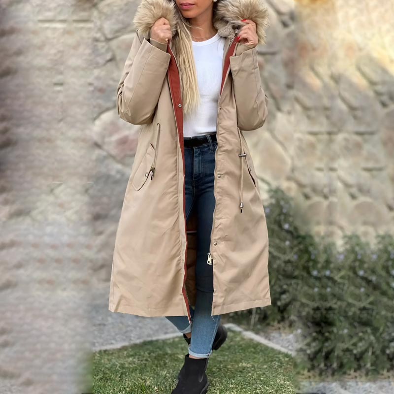 Frostra™ - Veste d'hiver pour femmes avec capuche et col doux