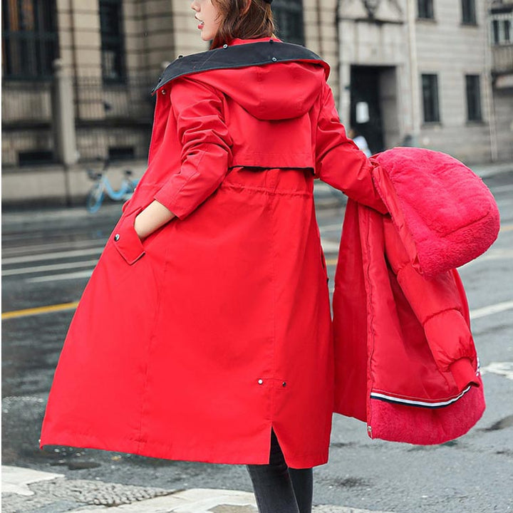 Frostra™ - Veste d'hiver pour femmes avec capuche et col doux