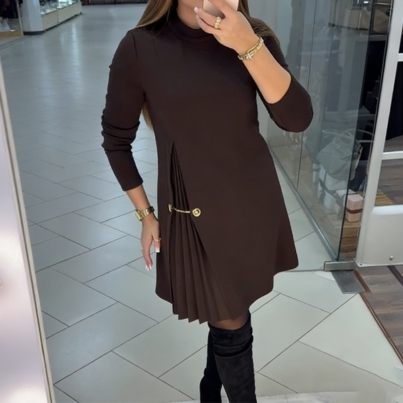 Miriam | Robe mini plissée élégante pour femmes