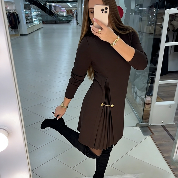 Miriam | Robe mini plissée élégante pour femmes