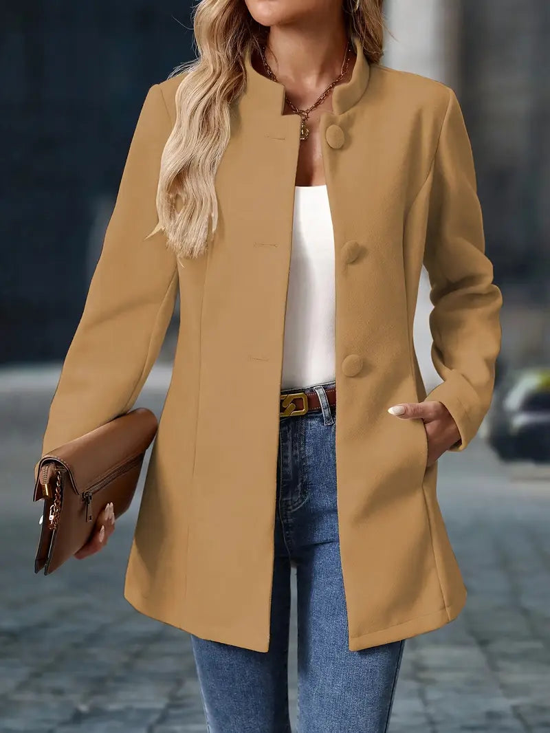 Stefanie | Manteau d'automne élégant pour femmes avec boutons
