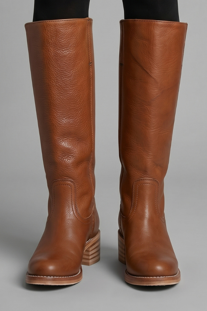 Stefanie | Bottes à talon bloc hauteur mollet pour femmes