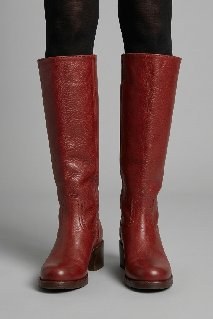Stefanie | Bottes à talon bloc hauteur mollet pour femmes
