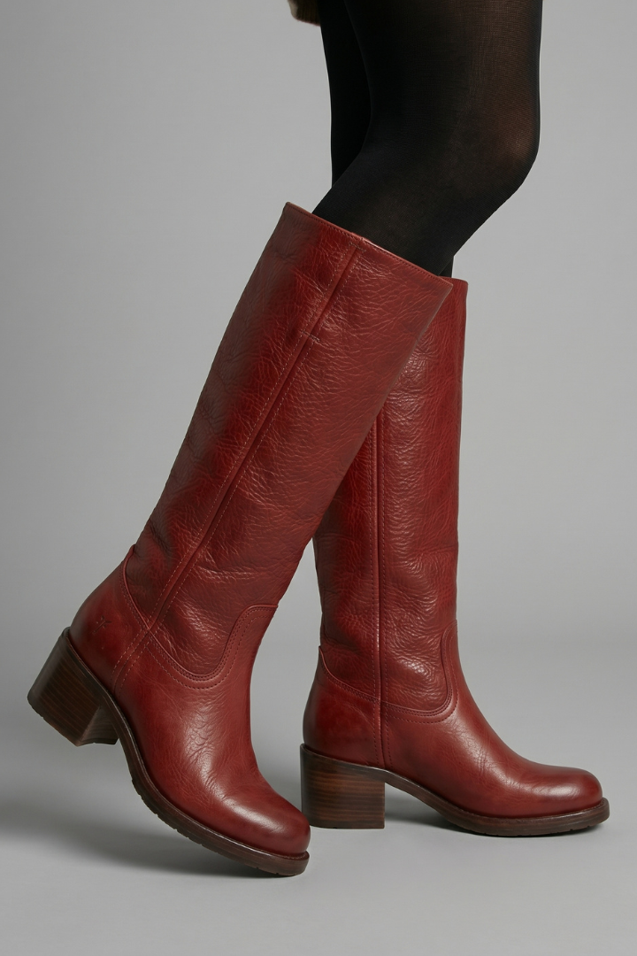 Stefanie | Bottes à talon bloc hauteur mollet pour femmes